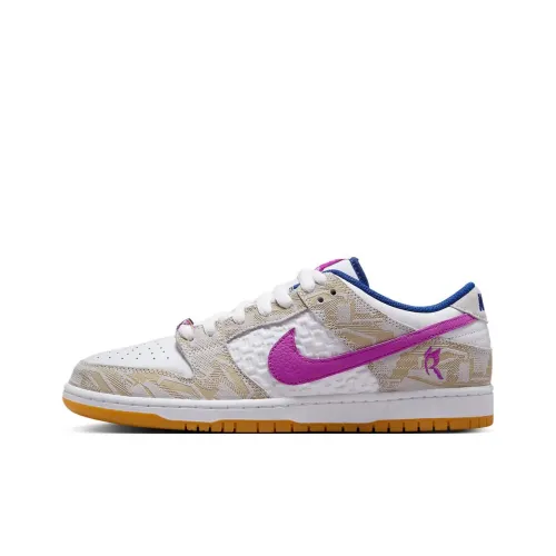 Rayssa Leal x Nike Dunk SB Low Топ Скейтборд Кроссовки Унисекс Фиолетовый Белый