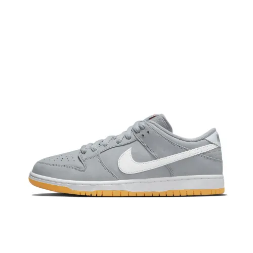 Nike Dunk SB Low Топ Скейтборд Кроссовки Унисекс Серый