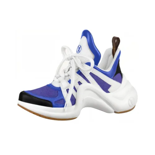 LOUIS VUITTON Archlight Low Топ Повседневная обувь Женская Белый Синий