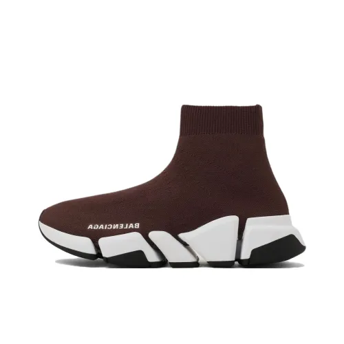 Balenciaga Speed 2,0 Casual MID Топ Коричневый Женский