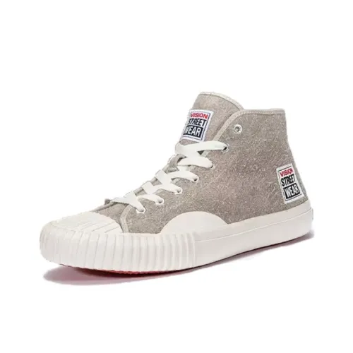 Vision Street Wear Trick Slip Resistant Abrasion Resistant Легкий High Топ Повседневная обувь Унисекс Серый