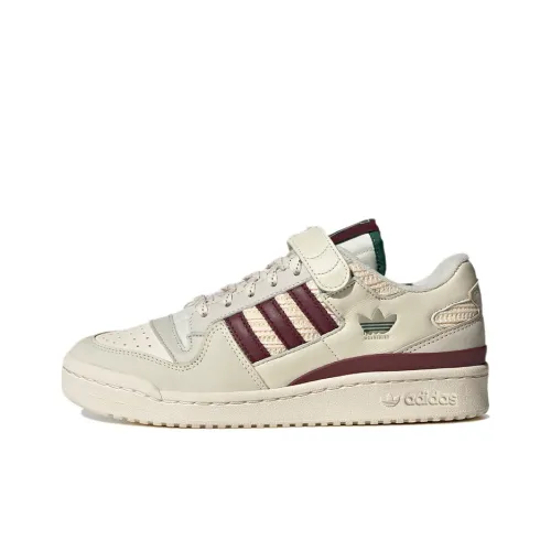 Adidas Originals FORUM 84 Low Топ Скейтборд Кроссовки Женские Бежевый Коричневый Красный