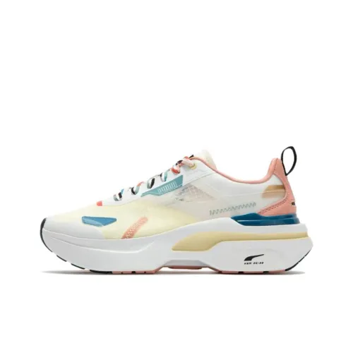 PUMA Kosmo Rider Low Топ Кэжуал Женские Белый Розовый Синий