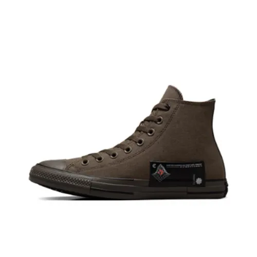 Converse Chuck Taylor All Star Устойчивые к истиранию амортизаторы Высокие кеды Унисекс Черный Коричневый