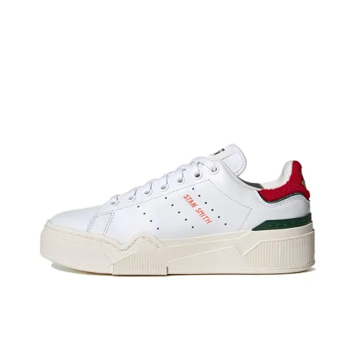 Adidas Originals StanSmith Bonega 2B противоскользящие устойчивые к истиранию низкие скейтбординговые кроссовки женские белые красные зеленые