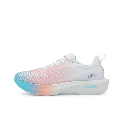 PEAK UP30 2,0 Тайцзи Низкий Топ Беговые кроссовки Женские Цветочная почка Красный