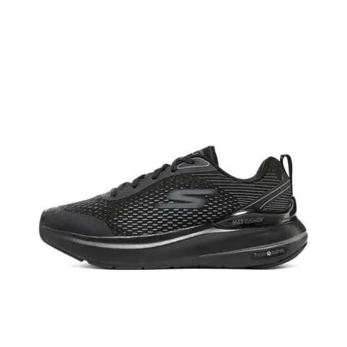 Skechers Max Cushioning Hyper Burst Premier Trail Low Топ Беговые кроссовки Женские Черно-серый