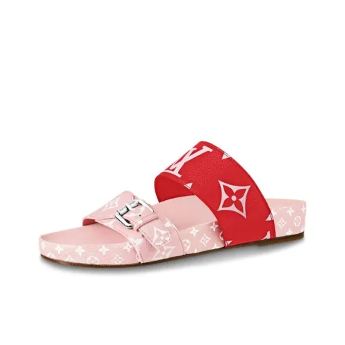 LOUIS VUITTON Bom Dia Слипоны Женские Розовые