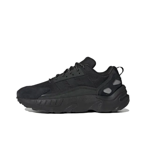 Adidas Originals ZX 22 Boost Slip-Resistant Abrasion-Resistant Легкий Low Top Повседневные Беговые кроссовки Унисекс Черный