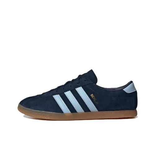 Adidas Originals Berlin Slip Resistant Abrasion Resistant Легкий Низкий Топ Кроссовки для скейтбординга Унисекс Синий