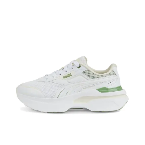 PUMA Kosmo Rider Low Топ Спортивная повседневная обувь Женская Белый Зеленый