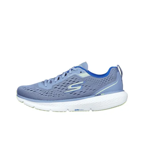 Skechers GO RUN Series Pure 3 Low Топ Беговые кроссовки Женские Белый Синий
