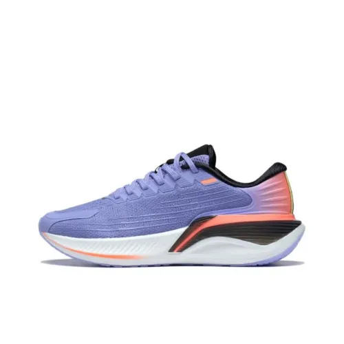 LINING YueYing 2,0 Pro Износостойкие Дышащие Низкие Кроссовки для Бега Женские Фиолетовые