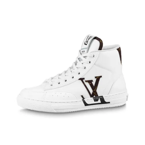 LOUIS VUITTON Charlie High Топ Стильные Скейтбординги Женские Белые