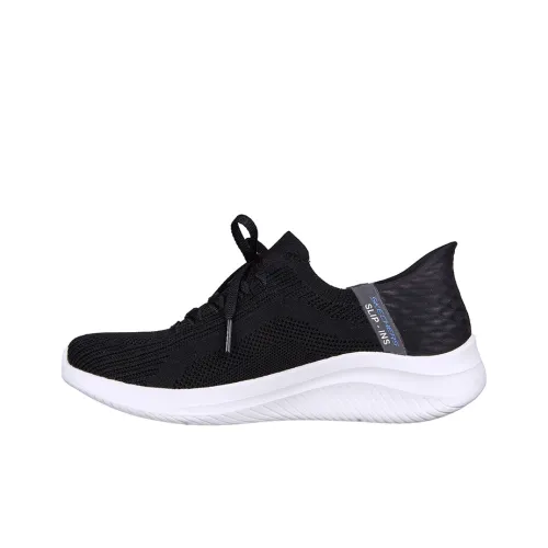 Skechers Ultra Flex 3,0 Brilliant Path Hands Бесплатно Slip ins Низкий Топ Повседневный Женский Черный