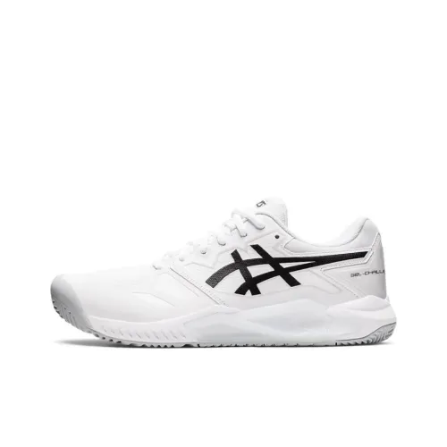 Asics Challenger 13 Gel Abrasion Resistant Дышащие Низкие Кроссовки для Тенниса Белые