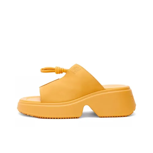 LOEWE Flamenco Слипоны Женские Желтые