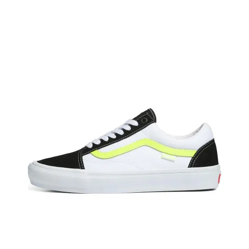 Vans Old Skool Collection Неон Skate Low Топ Кроссовки для скейтбординга Унисекс Белый Черный Зеленый