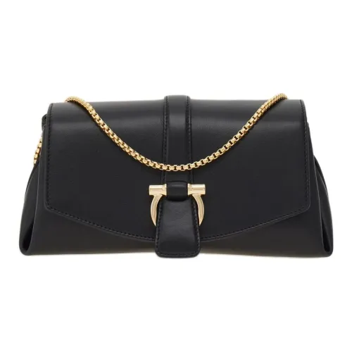 FERRAGAMO Телячья кожа Сумка через плечо Маленькая Женская Черная