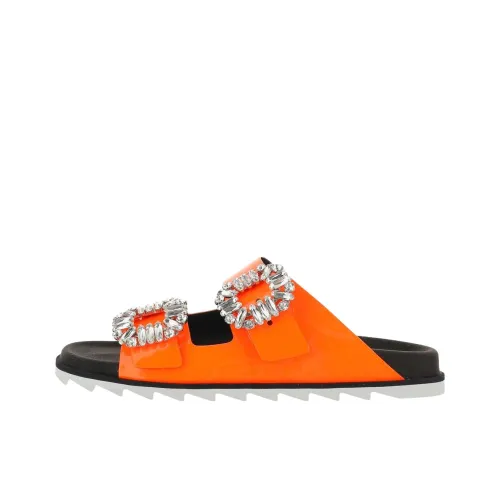 Roger Vivier Slidy Viv' Слипоны Апельсин Женские