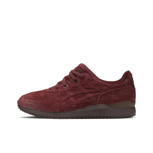 Ronnie Fieg x ASICS Gel Lyte 3 Износостойкий и Легкий Низкий Топ Беговые кроссовки Унисекс Красный