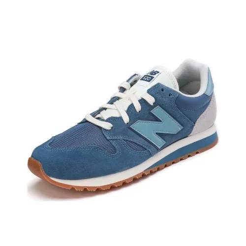 New Balance NB 520 Low Топ Повседневные Беговые Кроссовки Унисекс Синий Серый
