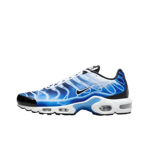 Nike Air Max Plus Low Топ Беговые кроссовки Мужские Синий Черный Белый