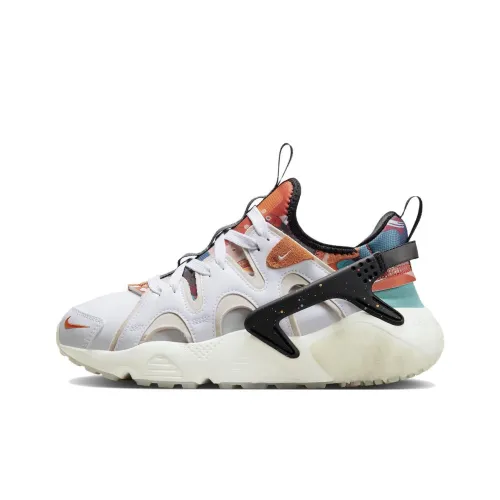Nike Air Huarache Low Топ Кэжуал Женские Белый Оранжевый Фиолетовый