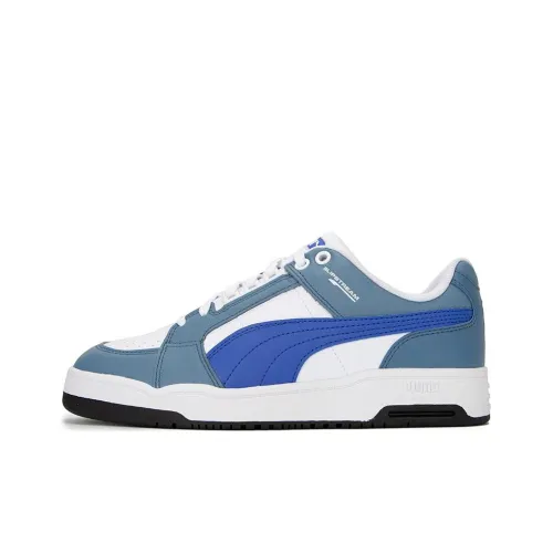 PUMA Slipstream Lo Low Скейтборд Кроссовки Унисекс Синие Белые