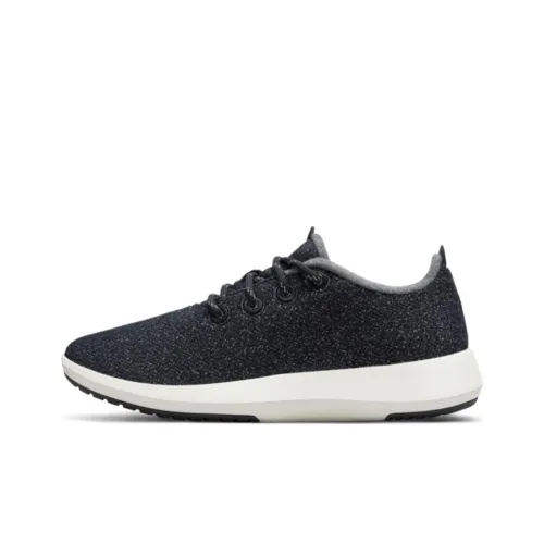 Allbirds Wool Runner Mizzle Shock Absorbers Slip-resistant Low Top Спортивная Повседневная Обувь Женская Темно-Серый