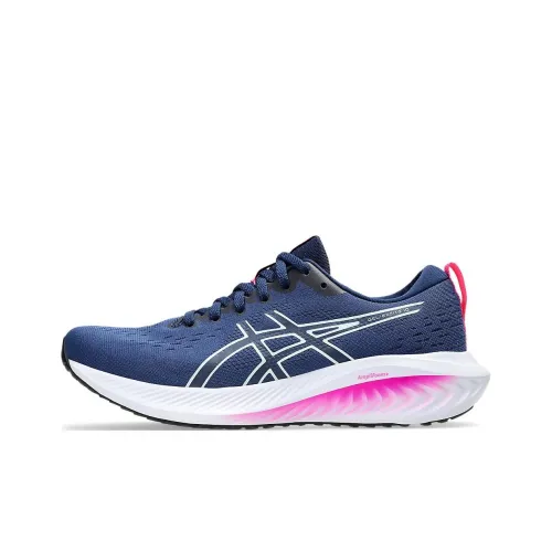 Asics Гель Excite 10 Low Топ Беговые кроссовки Женские Сине-белый