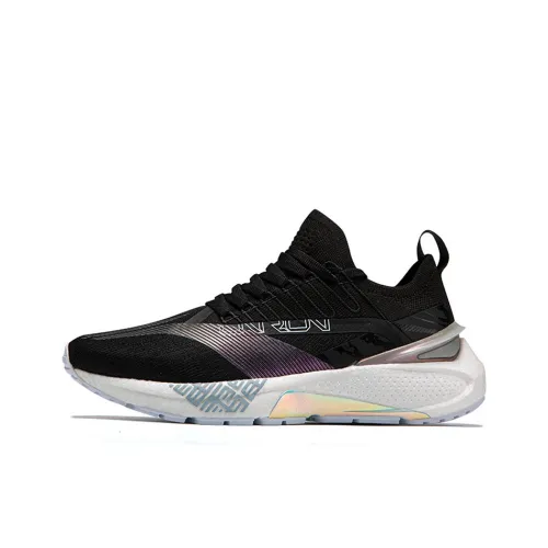 LiNing Shadow 䨻 Противоскользящие амортизаторы низкого профиля для бега Мужские Черные