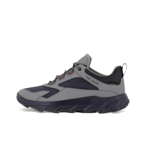 Ecco Drive Slip-Resistant Waterproof Low-Top Casual Men's Iron Gray Ecco Drive Противоскользящий Водонепроницаемый Низкий Топ Повседневный Мужской Железо Серый