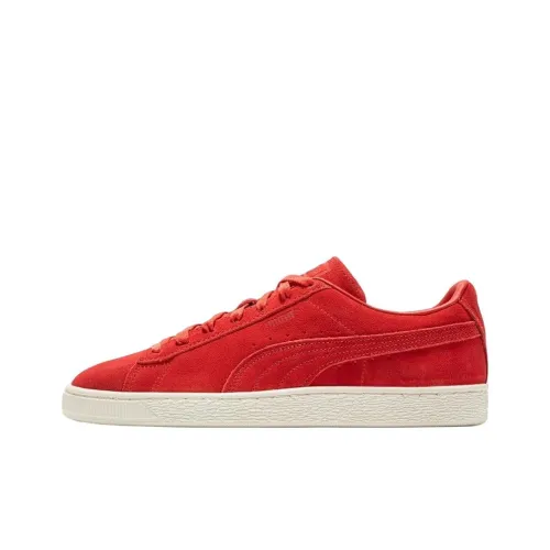 PUMA Suede Classic 75Y Устойчивые к истиранию Низкие Кроссовки для скейтбординга Мужские Красные