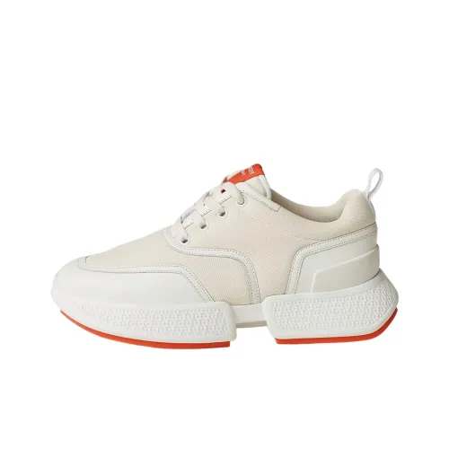 HERMES Giga Low Топ Спортивная Повседневная Обувь Женская Белая