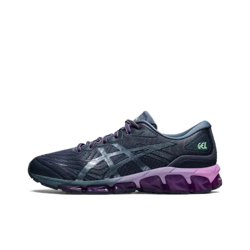 Asics Gel Quantum 360 7 Low Топ Беговые кроссовки Мужские Синий Фиолетовый