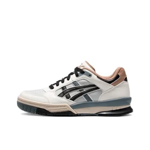 Asics Гель Spotlyte Дышащий Низкий Топ Винтажные Баскетбольные Кроссовки Унисекс Серый Белый Черный