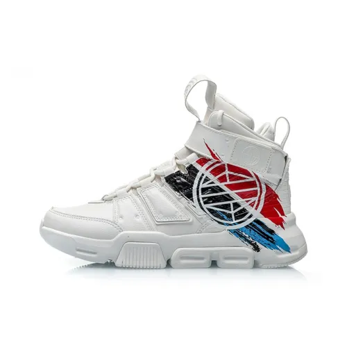 Подкладка CF Wending Slip-resistant Abrasion-resistant High Top Винтажные баскетбольные кроссовки Женские Белые