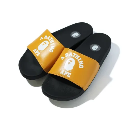 A BATHING APE BAPE совместный бренд Антибактериальные Слипоны Мужские Желтые