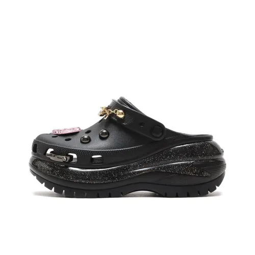 Atmos x Crocs Mega Crush Clog Сабо Женские Черный