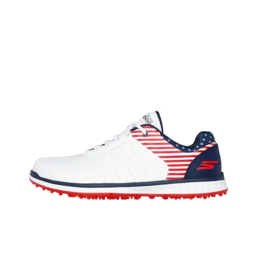Skechers Go Golf Collection Pivot Низкие кеды для гольфа Женские Белые Красные