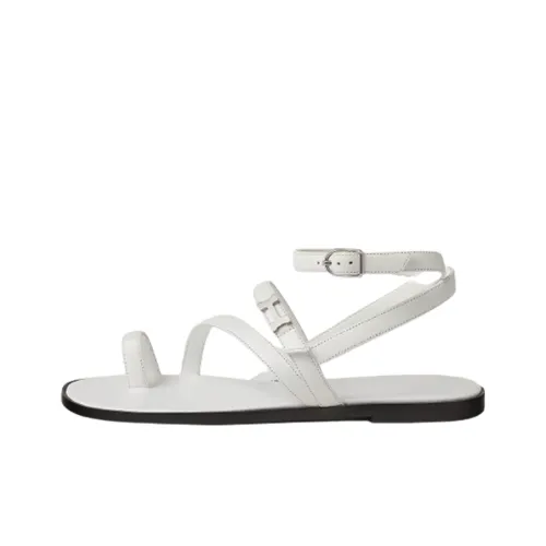 HERMES Harmonie One Ремешок Сандалии Женские Белые