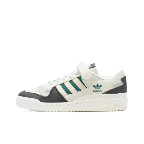 Adidas Originals FORUM 84 Low Топ Скейтборд Кроссовки Унисекс Белый Зеленый Черный