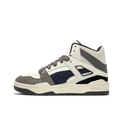 PUMA Slipstream Hi Always On High Топ Скейтборд Кроссовки Унисекс Белый Синий Коричневый