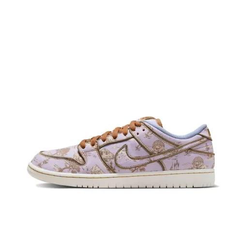 Nike Dunk SB Low Топ Скейтборд Кроссовки Унисекс Фиолетовый