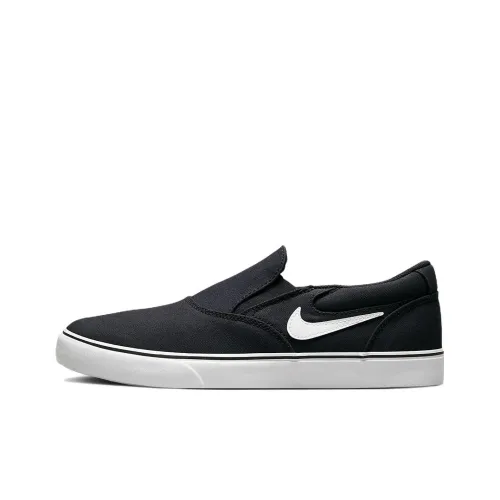 Nike SB Chron 2 Slip-Resistant Abrasion-Resistant Low-Top Skateboard Shoes Unisex Black White Найк SB Chron 2 Slip-Resistant Abrasion-Resistant Низкие Кроссовки для Скейтбординга Унисекс Черный Белый