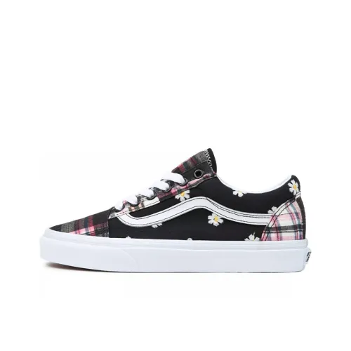 VANS Old Skool Collection Низкие Кроссовки для Скейтбординга Унисекс Черный Белый