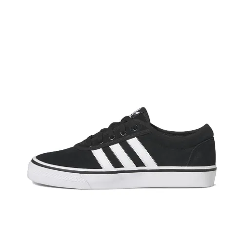 Adidas Originals Adiease Slip Resistant Abrasion Resistant Низкие Кроссовки для скейтбординга Унисекс Черный Белый