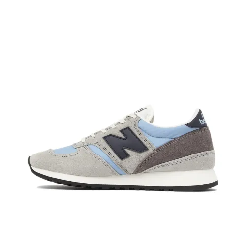 New Balance NB 730 Low Топ Повседневные Беговые Кроссовки Мужские Серые Синие Сделано в Великобритании