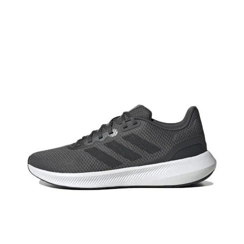 Adidas Runfalcon 3,0 Slip-Resistant Abrasion-Resistant Lightweight Low-Top Sprint Running Shoes Men's Gray Adidas Runfalcon 3,0 Противоскользящий Устойчивый к истиранию Легкий Низкий Топ Спринт Беговые Кроссовки Мужские Серый